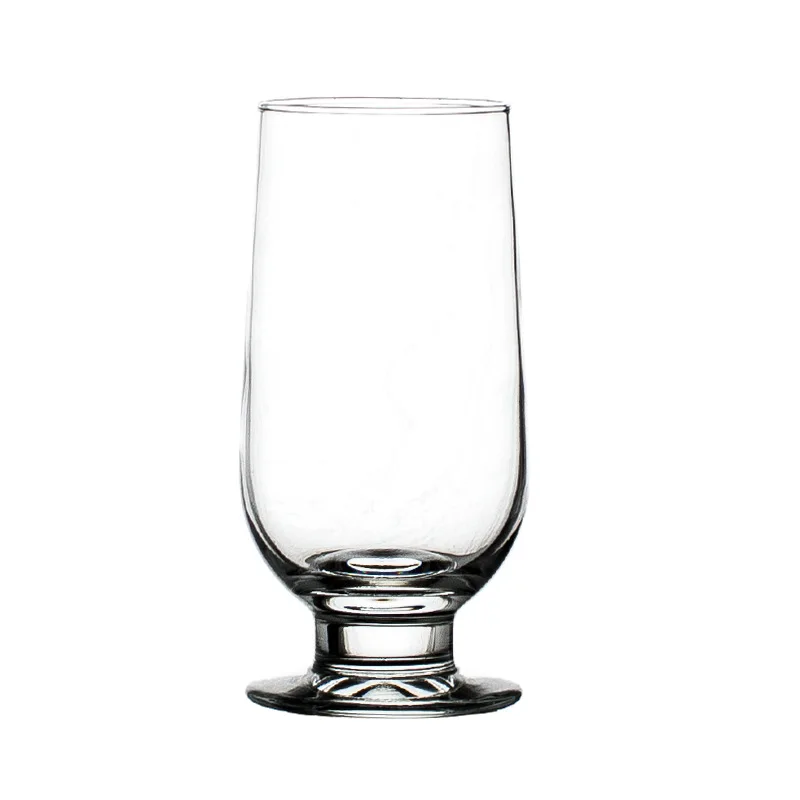 LIBBEY Retro Red Wine Glass Flutes Goblets Short Stem Multi-Use Water Cup for Wine Brandy Other Beverages Transparent Glassware