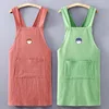Cross belt pure cotton red little girl+Light green little boy
