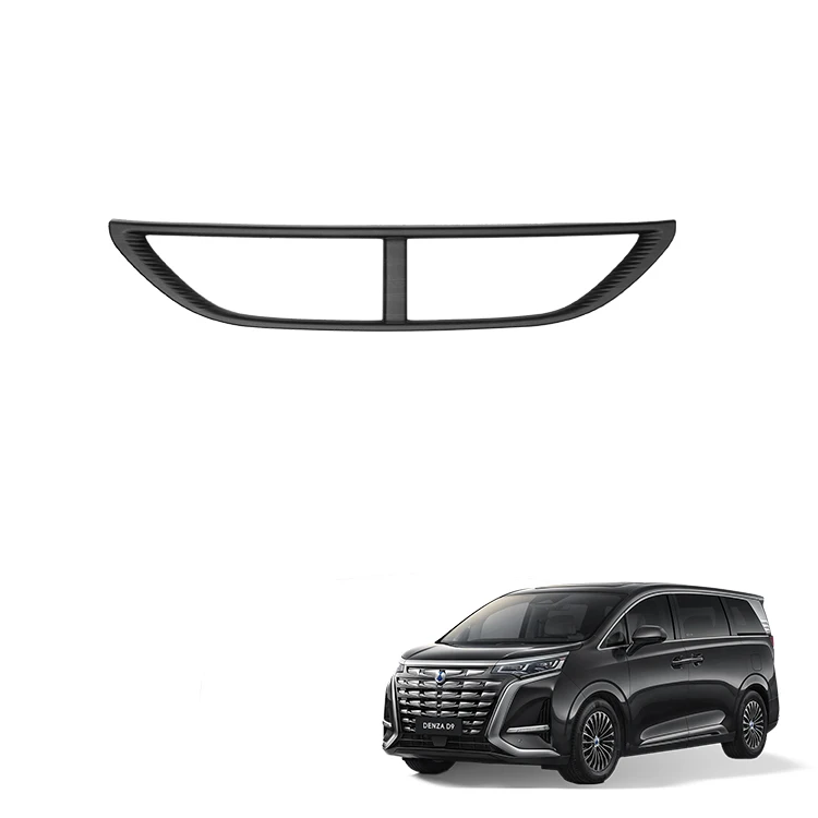 Air Vent Central Cover For BYD Denza D9 ABS Carbon Fiber Pattern Air Condition Switch Panel Trim Interior Accessories