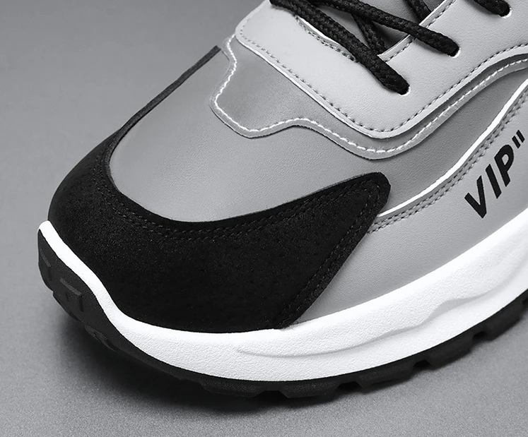 New Men's Breathable Mesh Sports Shoes Thick Sole Sports Shoes Men's Casual Running Shoes