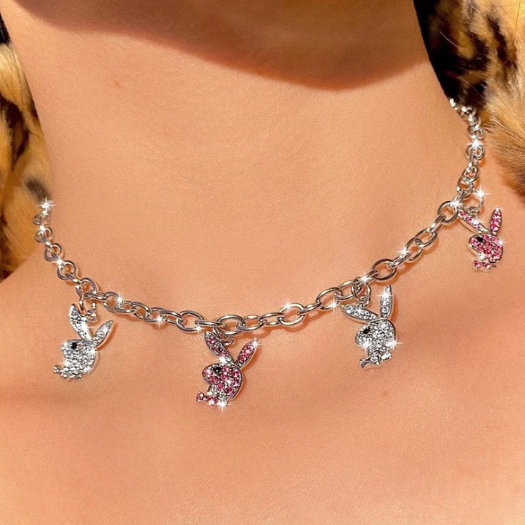bunny rabbit necklace