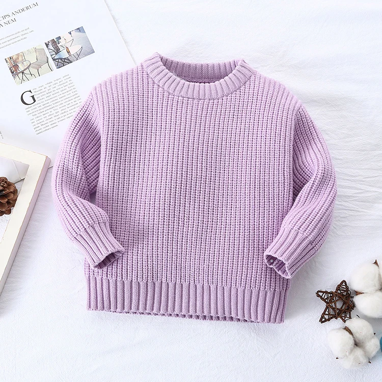 Toddler Baby Girl Boy Sweater Fall Winter Warm Long Sleeve Knit Sweater ...