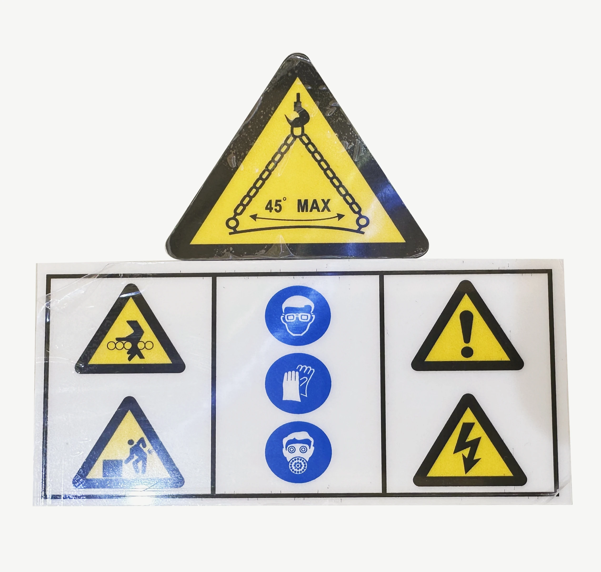 Custom Warning Label Plastic Safety Sticker Waterproof Scratch Out ...