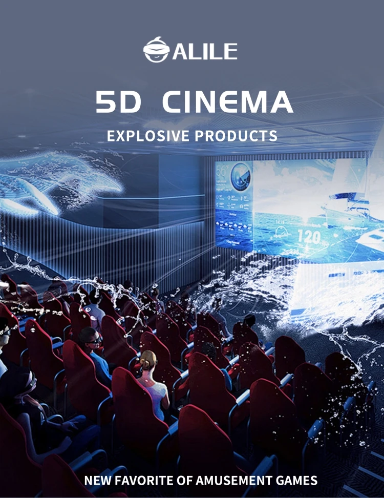 Factory Price 5D 7D Indoor Amusement Ride Electric Fiberglass and Metal Theater with Model Pattern Seat 5D Movie Chair
