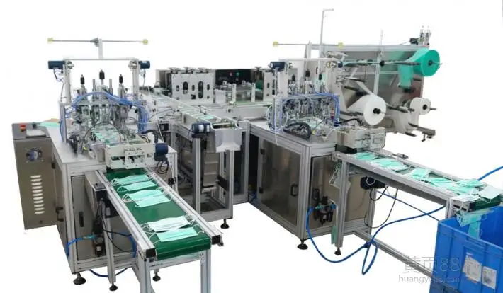 
Mask machines for flat face mask and disposable surgical masks 