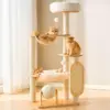 Árbol para gatos de madera maciza