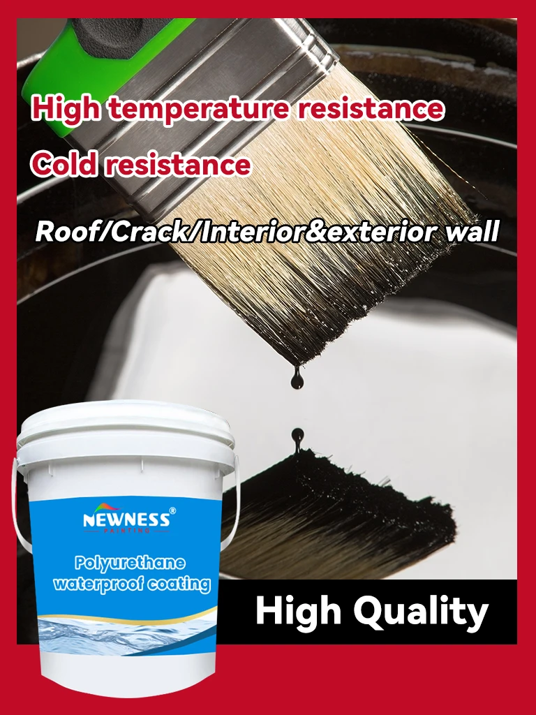 Liquid Waterproof Paint Silicone Rubber Roof Waterproof Spray Coating