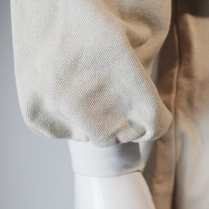 One-Piece Anti-Spark Labor Protection Dustproof Sand Blasting Overalls Canvas Paint Safety Clothing Spray Paint Clothing