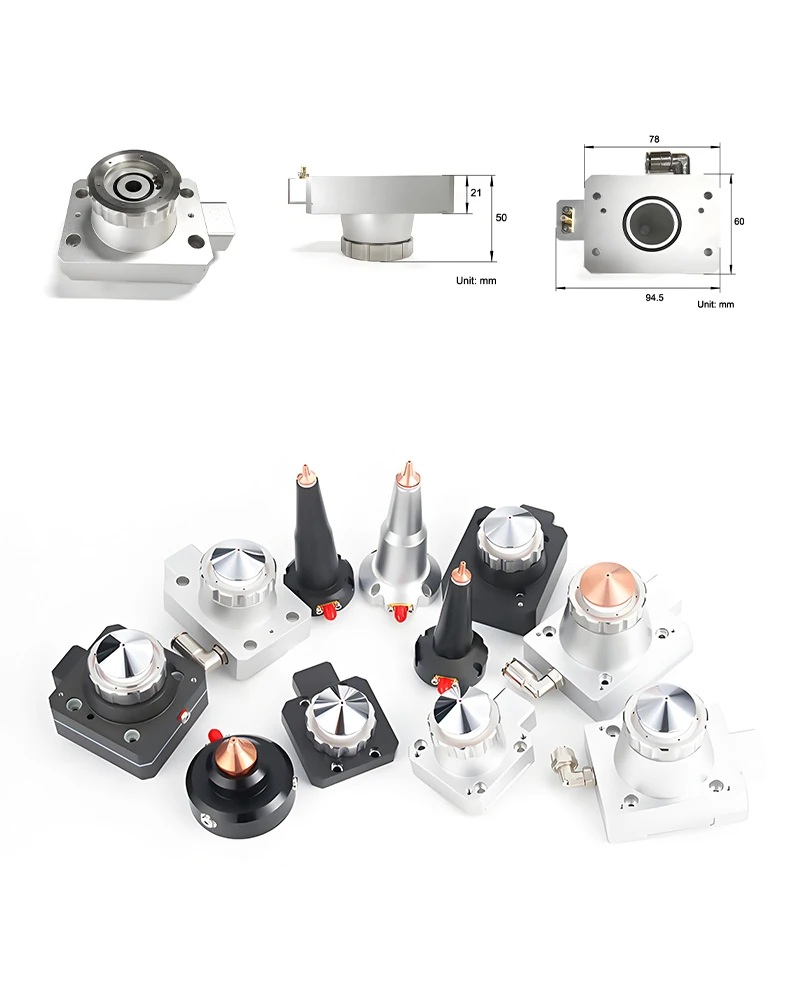 Laser Equipment Parts TRA Nozzle Connector Laser Capacitive Sensor 120AG1700B for Raytools BM111 Cutting Head