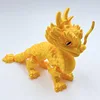 Unicorno in oro rosso lungo 15 cm