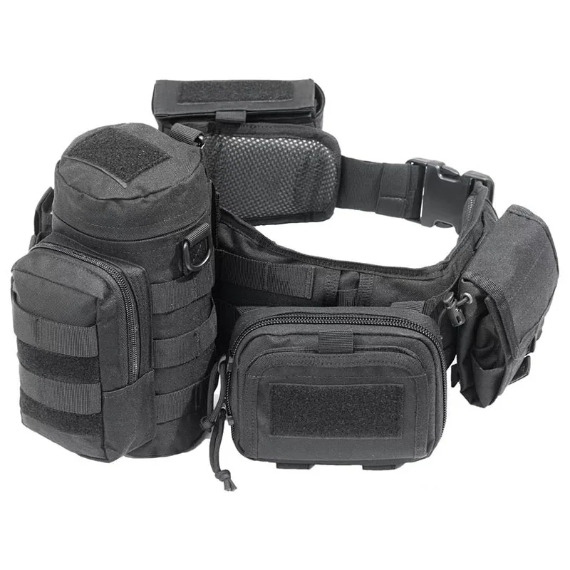 High Duty High Material Comfortable Tactical Belt Tactical Duty Belts Breathable Mesh Utility Belt with Accessories Pouches