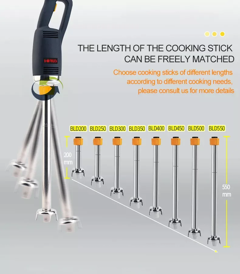 Ib500lv Immersion Hand Blender Household Kitchen Appliance Stainless