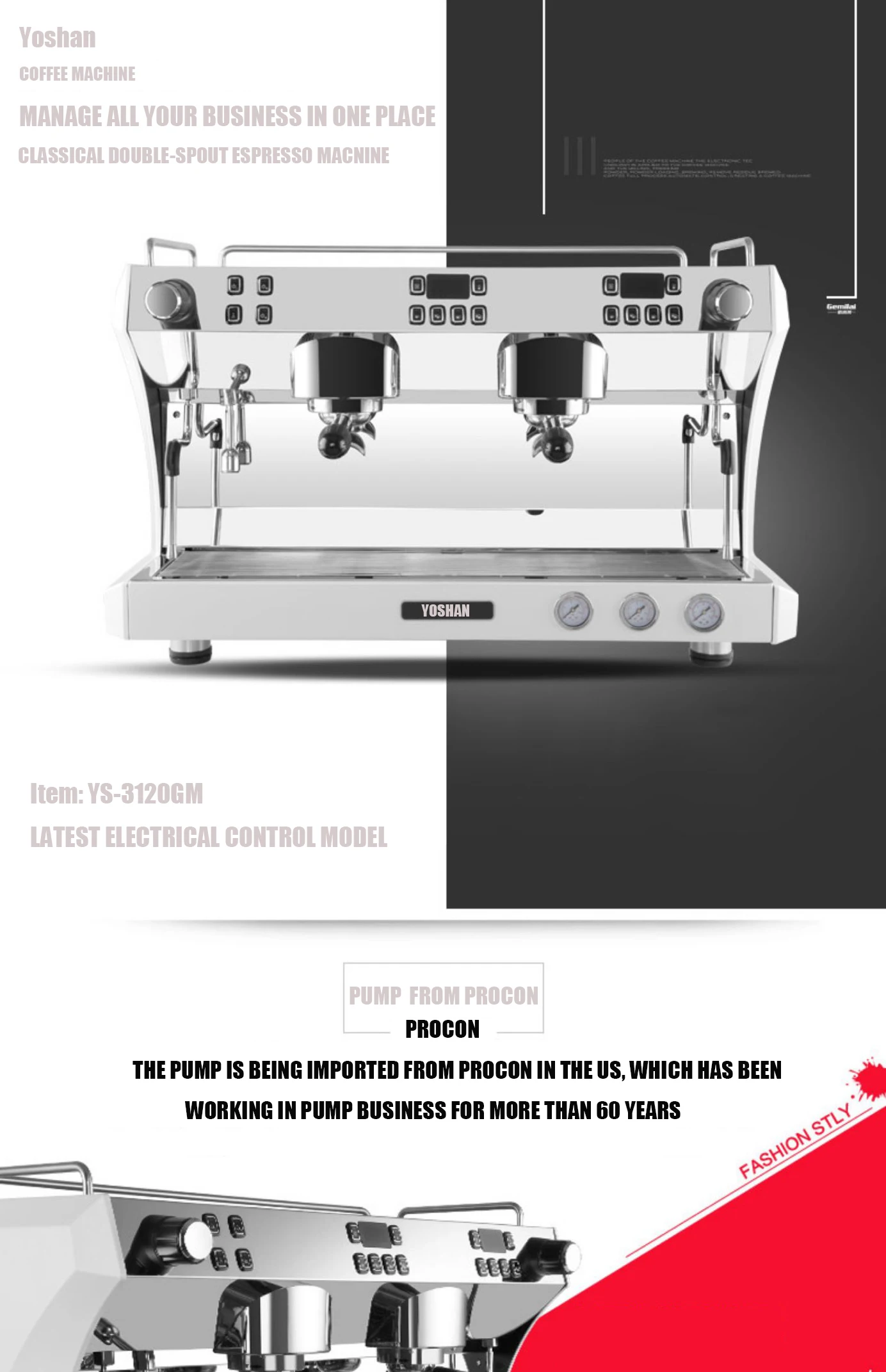Professional China Automatic Commercial Coffee Maker Barista Espresso Coffee Machine For Sale