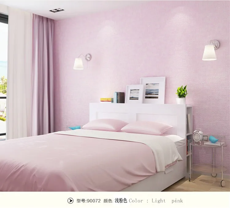 Cloth Pattern Plain Color Beautiful Wallpaper Bedroom Hotel Living Room Engineering Wall Paper Roll Wholesale