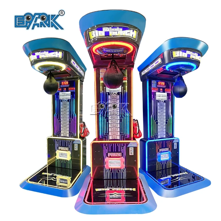 Coin Operated Electronic Boxing Machine Arcade Game Dragon Fist 3  Big Punch Boxing Game Machine