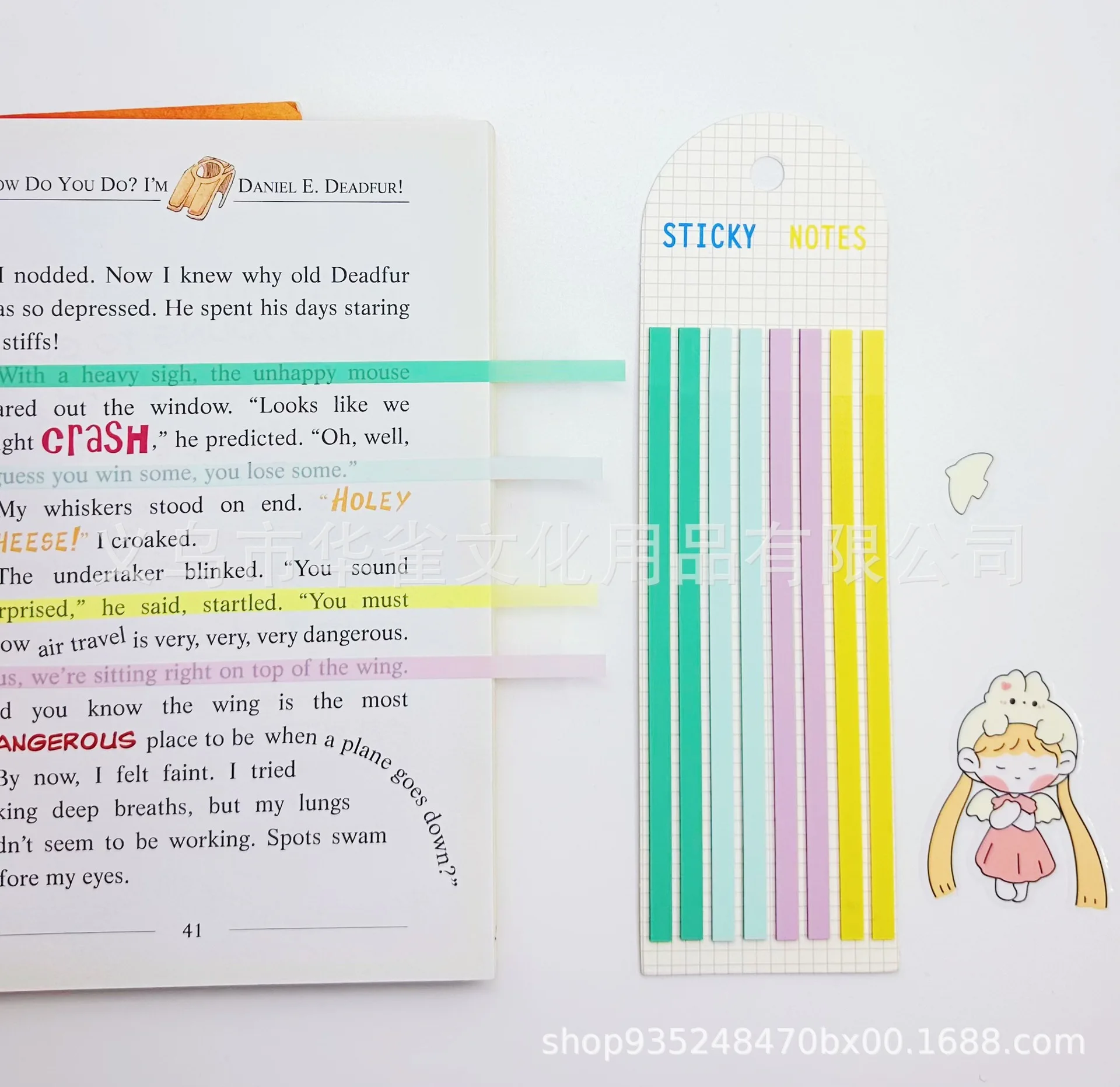 Notepad For Annotation H&Q Transparent Sticky Notes - Perfect for Book Annotations