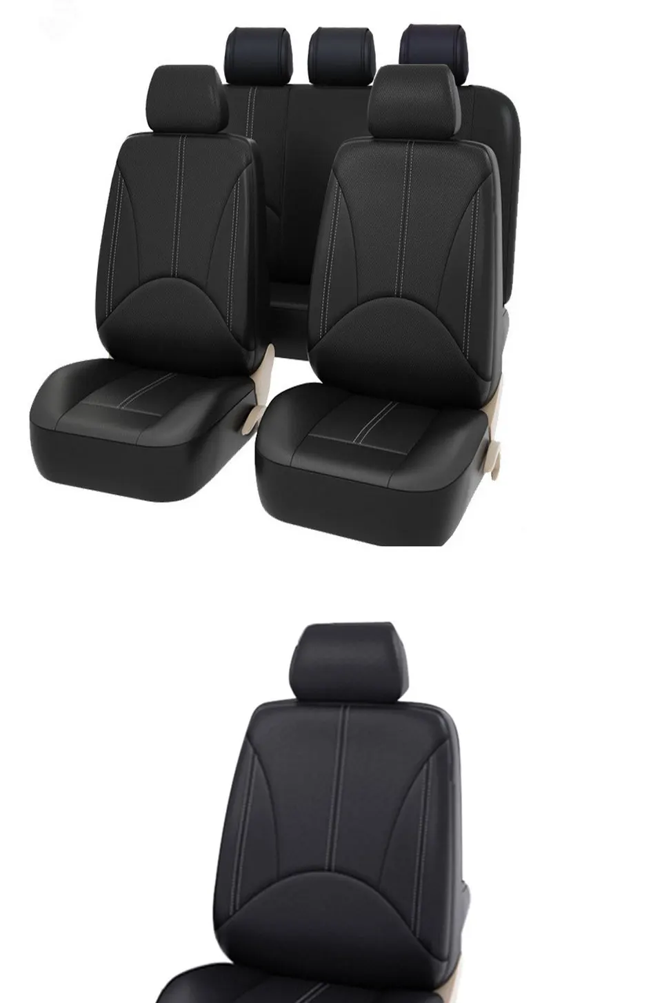 Hot Sale Universal Car Seat Cover For Luxury Cars Leather Seat Covers Interior Accessories Car 