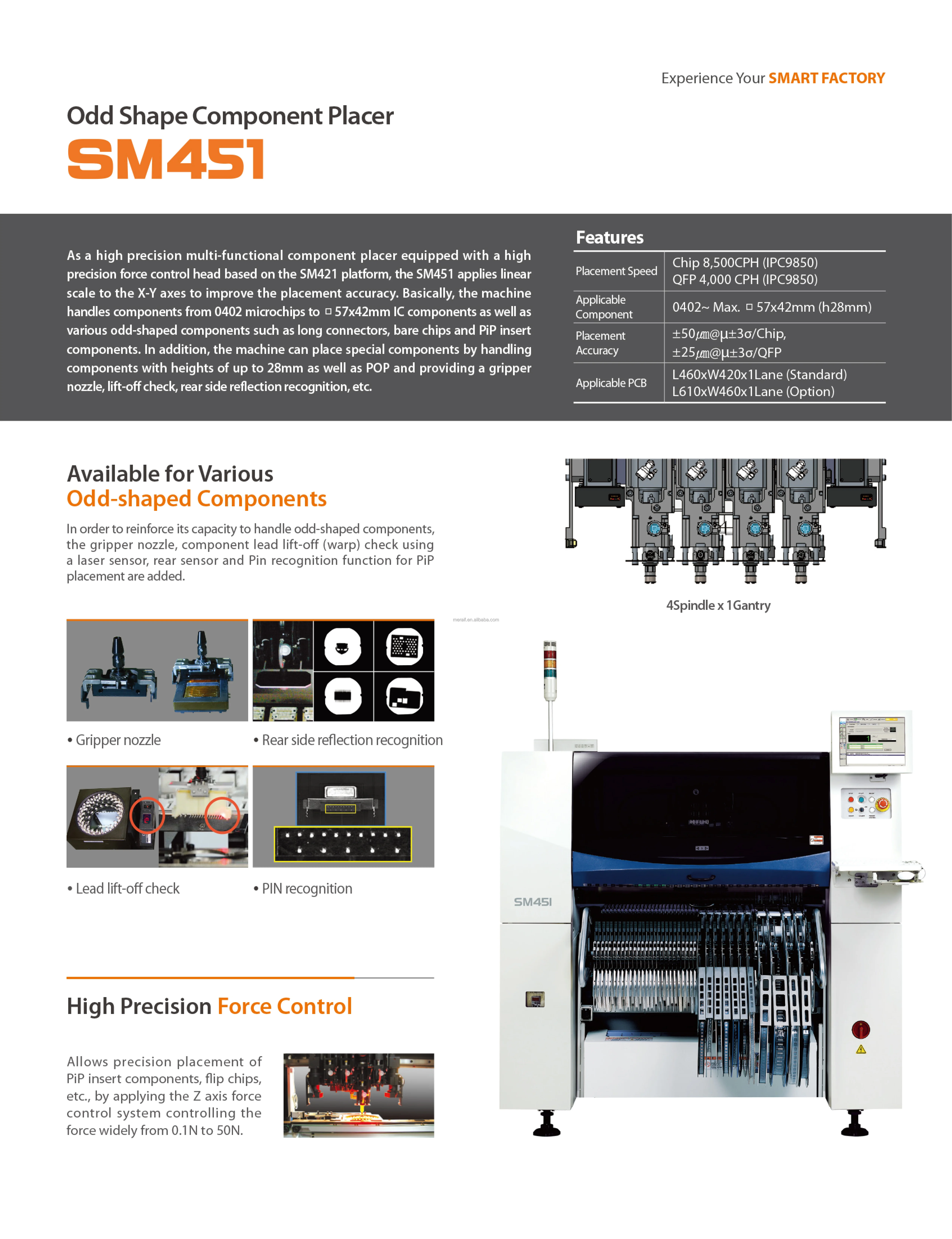 Hanwha Samsung SMT pick and place machine SM481/SM471 for SMT production line 8