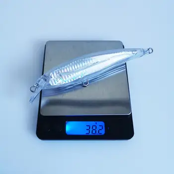 Cheery Unpainted ABS Fishing Lure Blanks Big Jerkbait Lure Pencil Hard Crankbait Bodies Saltwater Fishing Minnow Lure – Minnow – view 5