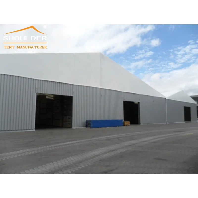 Custom Outdoor Workshop Tent Large Prefab Industrial Storage Warehouse Tent