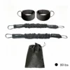 Sac de protection simple pour pieds, en tissu noir anti-rupture, 80 lb.