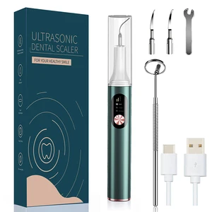 Ultrasonic Tooth Cleaner & Plaque Remover Multi-Purpose Teeth Whitening Accessories Kit