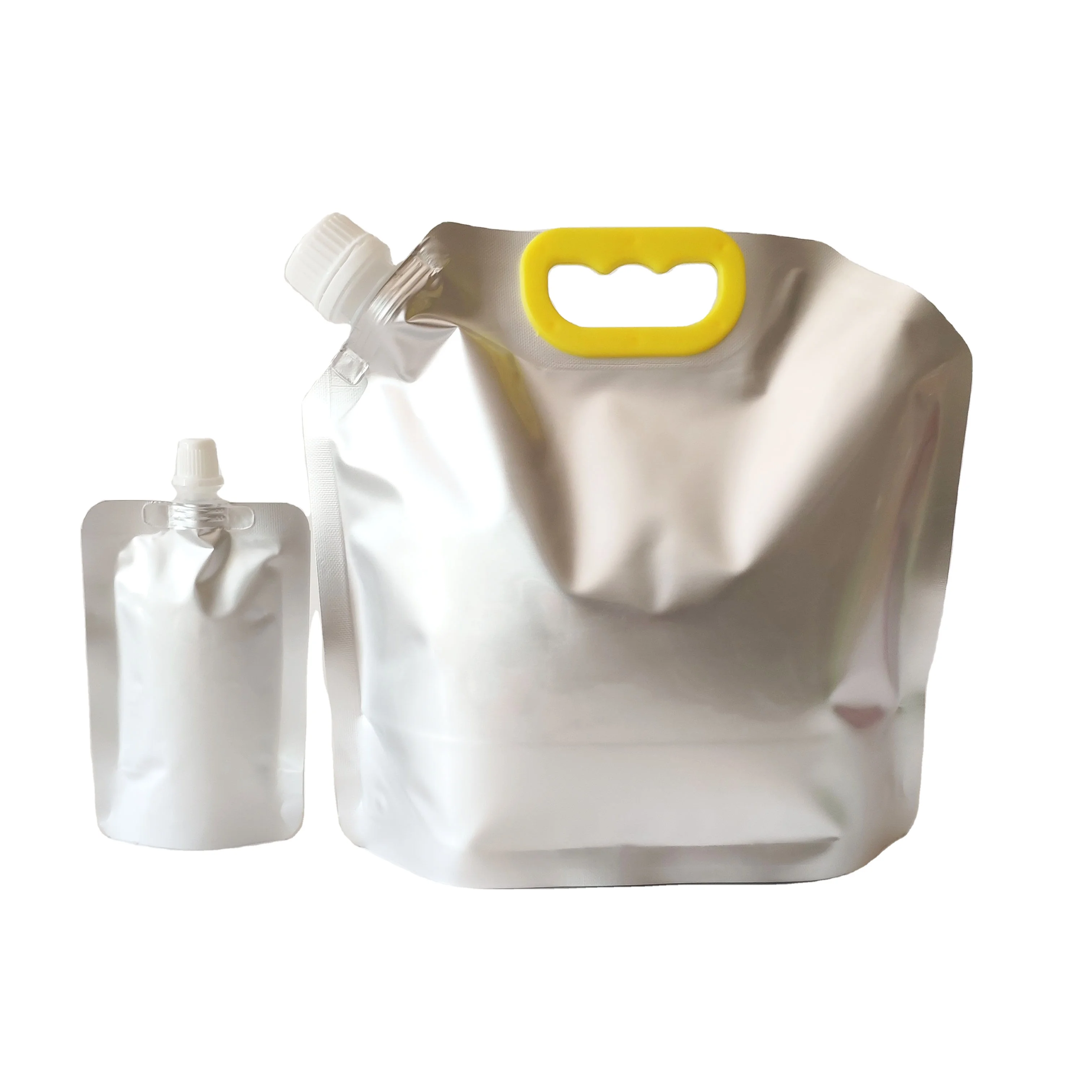 Customized Logo Reusable Drink Liquid Beverage Water Bear Stand up Spout Pouch Aluminium Foil Plastic Packaging Bag 200ml
