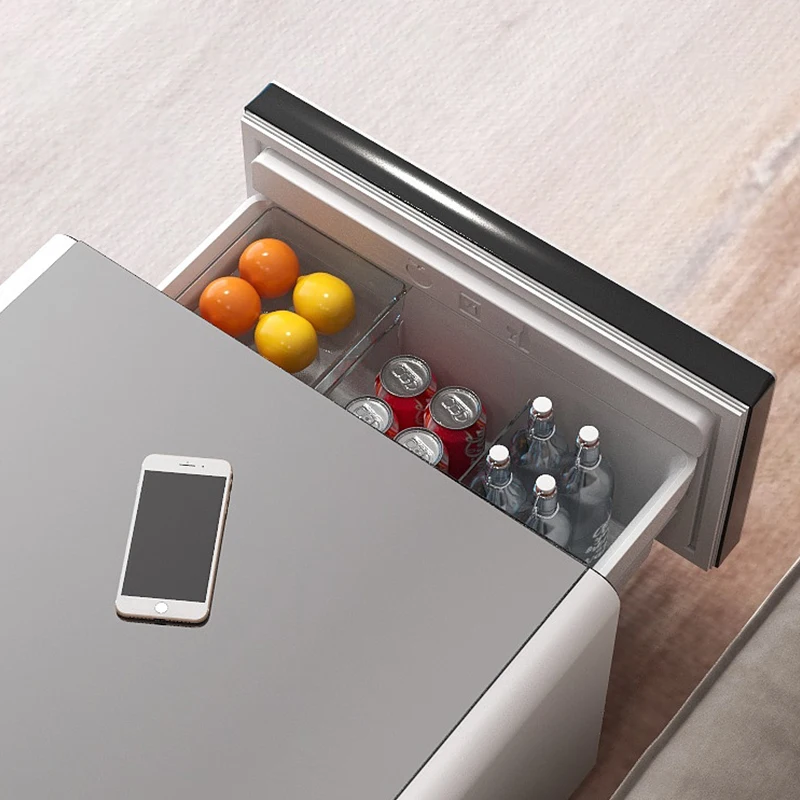 Primst Side Table Fridge 2025 Luxury Living Room Bedroom Sofa Side Tea Coffee with Wireless Charging