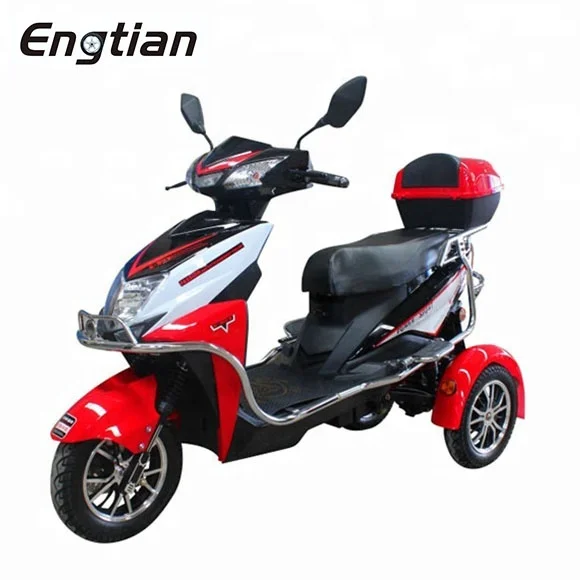 Hot Sell Electric Tricycle in Electric Scooters 3 Three Wheel Disability with Padals for Adults/elderly