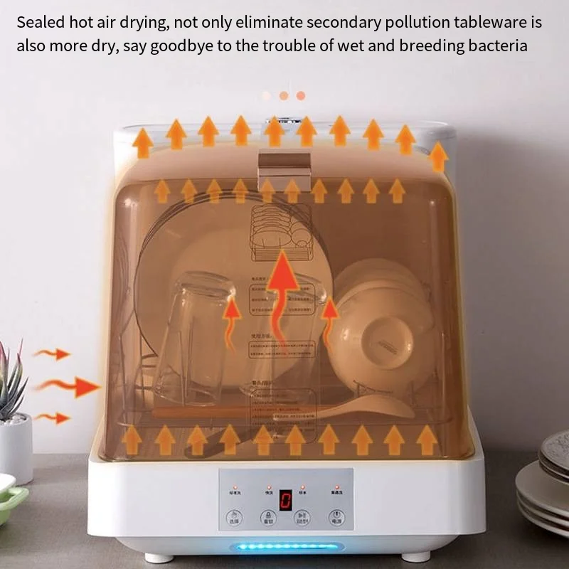 Automatic Washing, Drying Disinfecting Fluoroscopic Table for Household Use Without Installing Smart Dishwashers