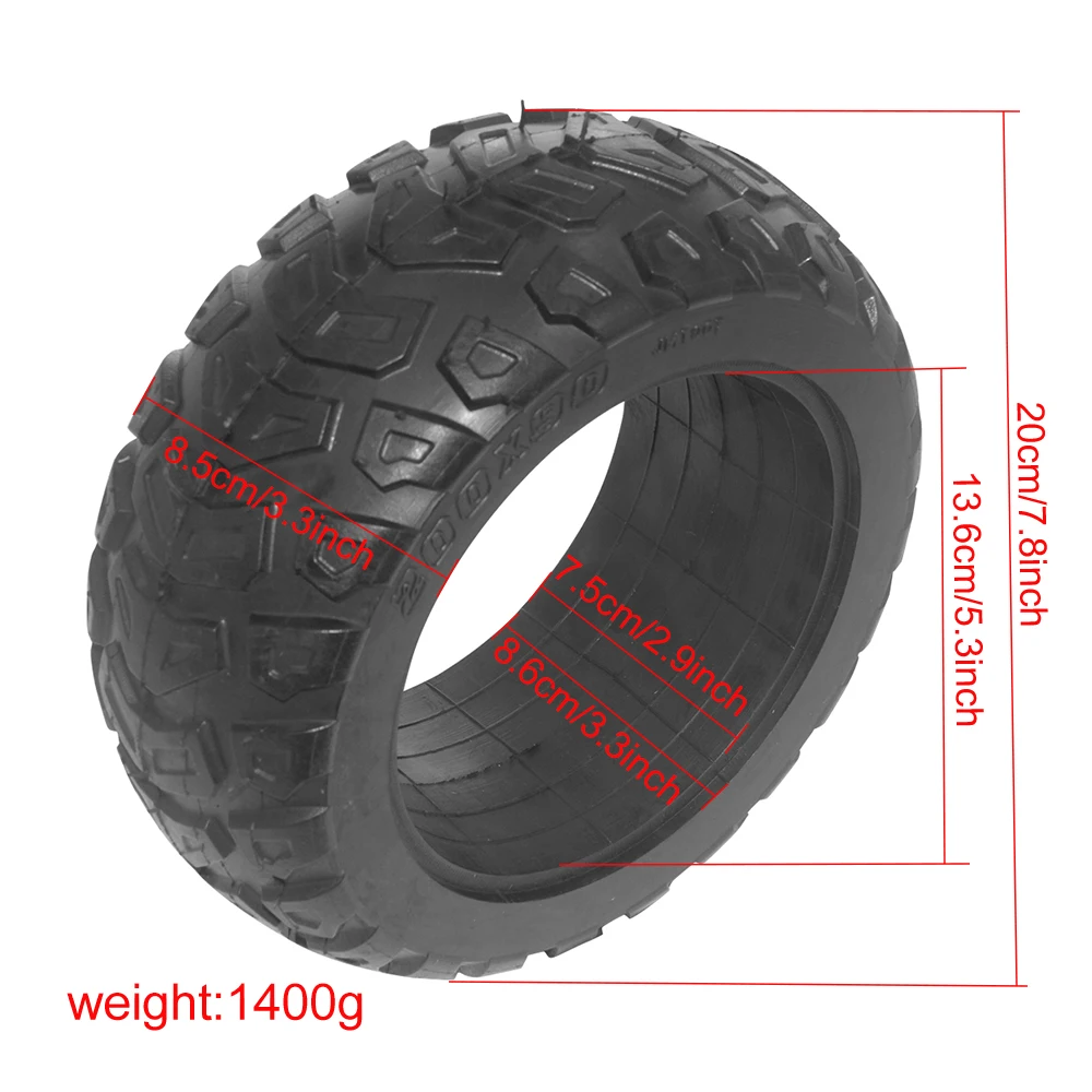 200*90 tubeless tire Rubber Explosion-proof Solid Replacement electric scooter accessories Tyre for electric bicycle fat tire