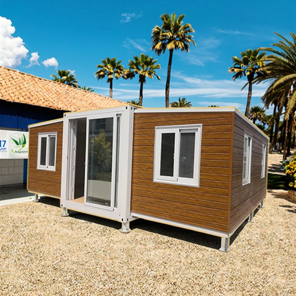 Wholesale Container House Prefabricated Steel Structure Hotel 2 Bedroom Movable House Fully Furnished Prefabricated House