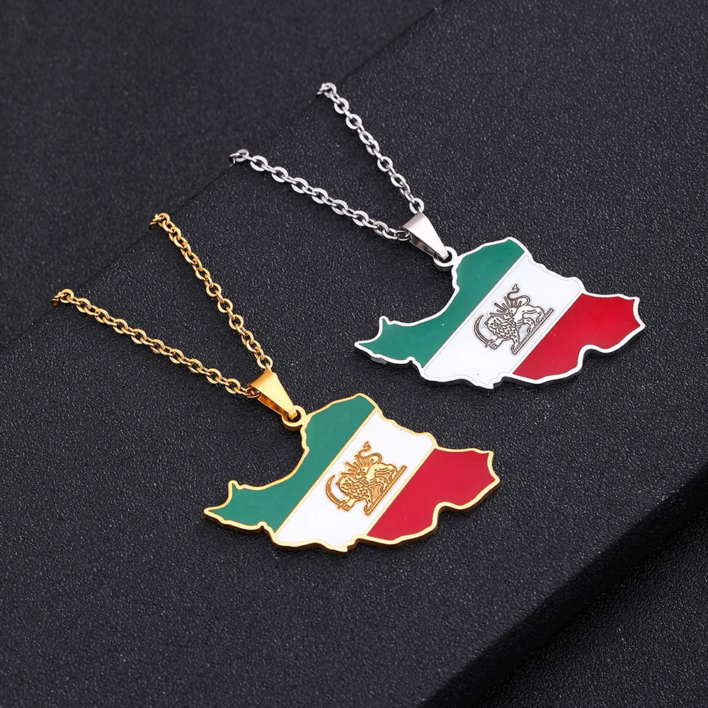Map Jewelry Necklace