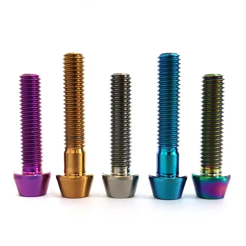 Gr5 M5 M6 M8 Titanio A Brugola/torx Rastremato Testa Di Presa