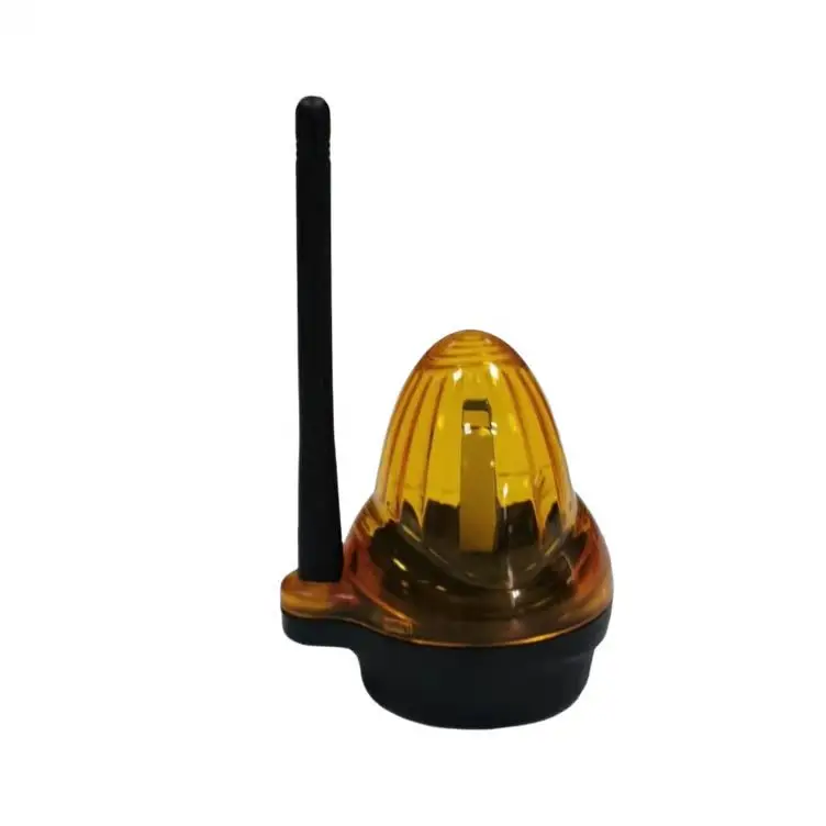 Luz Intermitente Para Puerta De Garaje - IP54 Impermeable - Funciona Con 12-265V AC/DC - Incluye Antena Para Mejor Señal