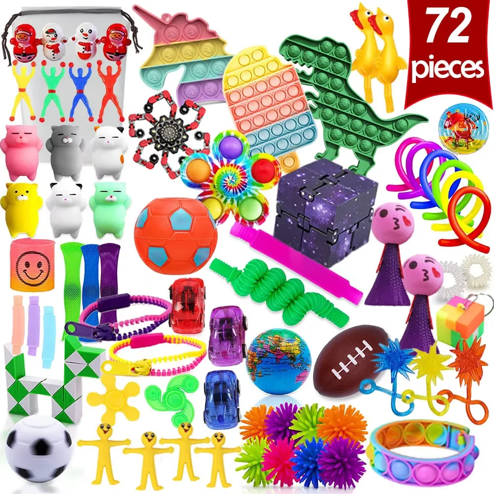 Calendrier De L'Avent Fidget Toys - 24 Surprises Sensoriels Pour Enfants, Garçons, Filles, Ados - Cadeau De Noël - 8