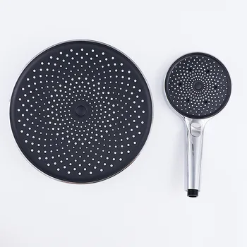 Handheld shower head, pressurized shower head, bathroom shower button booster set