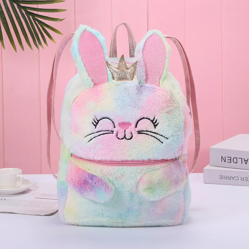 fur unicorn backpack