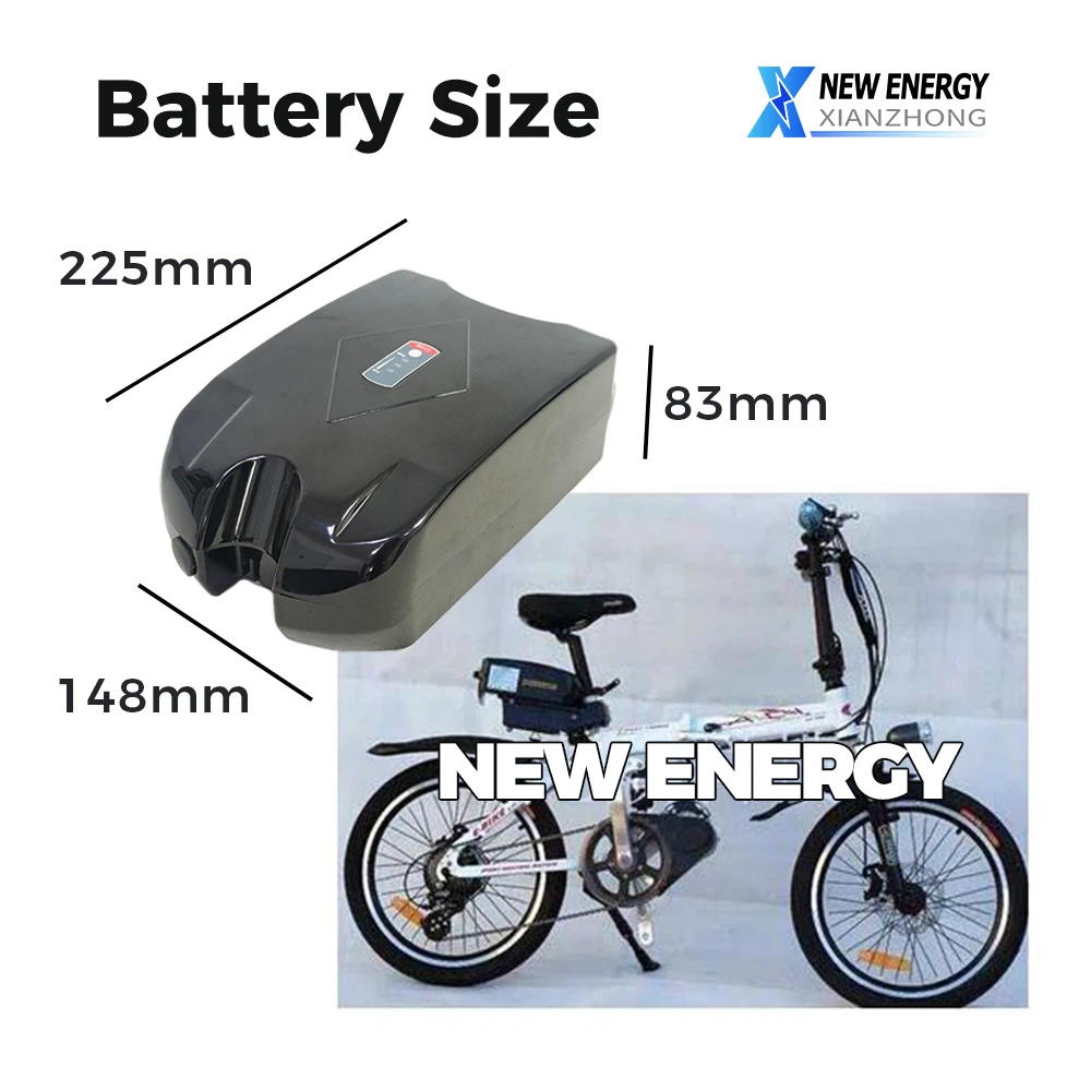 Motion Sense Ebike Rechargeable Ebike Seat Post 24v 10ah 12ah Lithium