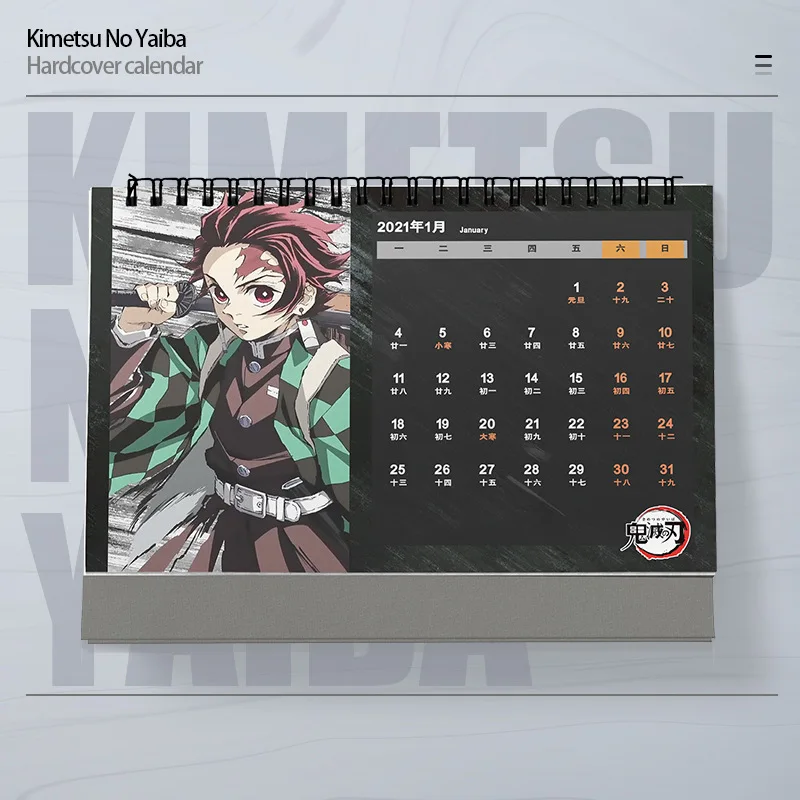 Calendario 2021 kimetsu no yaiba