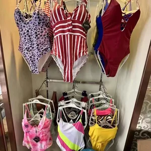 Wholesale Clearing Inventory Stock of Children's Printed Bikini Sets Swimsuits and Children's Swimsuits Mixed at a Cheaper Price