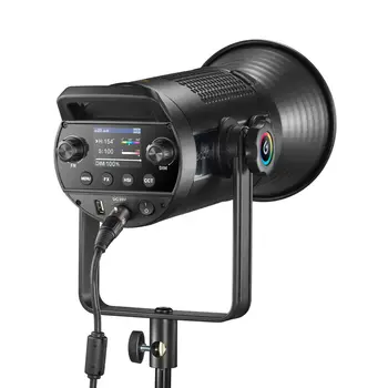 SZ150R RGB Led Video Light 150W CCT 2800-6500K RGB Photography Led Light COB Daylight for Video Studio Camera DSLR detail image