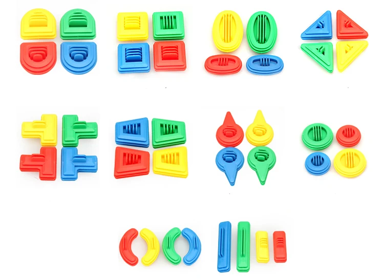 klikko high quality genuine safe construction plastic building blocks