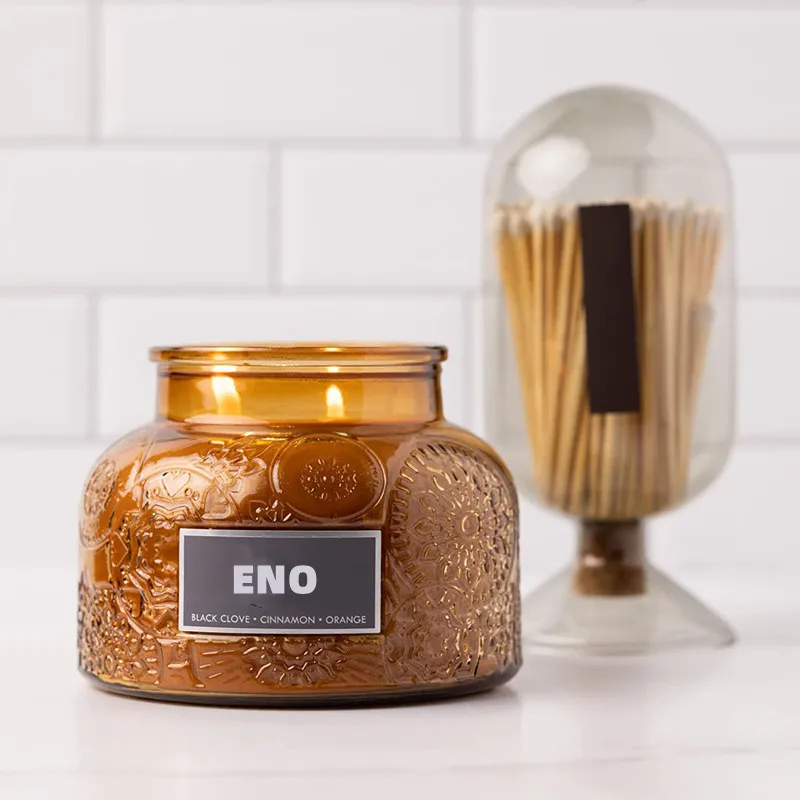 Voluspa Candle Wedding Birthday Glass Jar Custom Aromatherapy Luxury