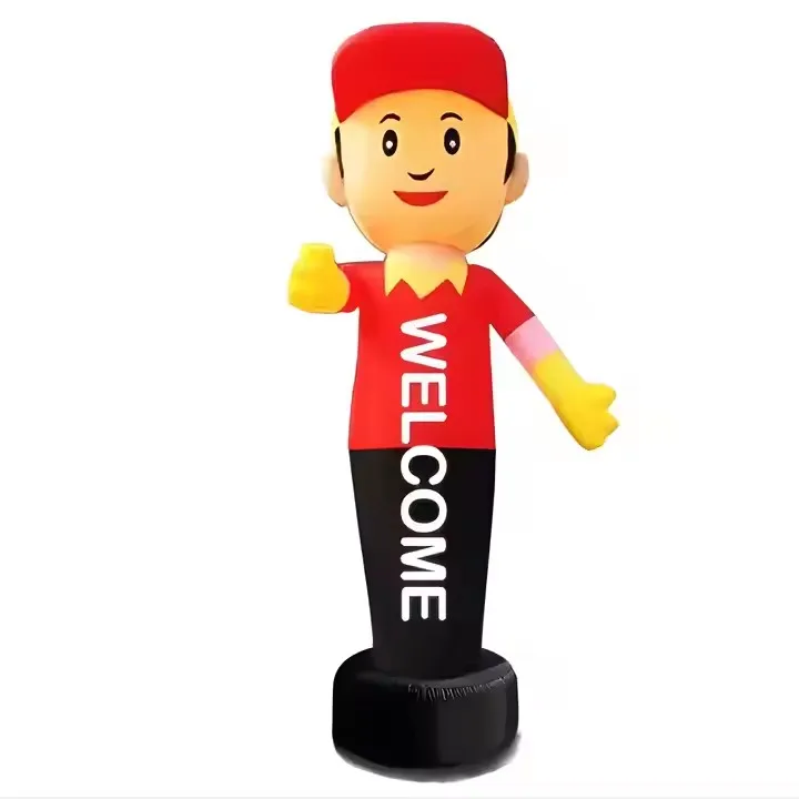 Promotion Design Custom 3m High Waving Arm Hands Boy Inflatable Air Dancer Welcome Man Puppet Sky Dancer Tube Man