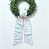 Base blanche bord rose