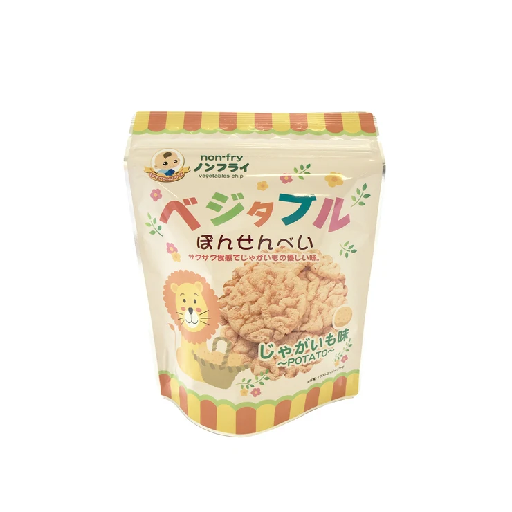 OEM Senbei здоровые японские соленые карманные азиатские закуски в мешках Хрустящие картофельные чипсы крекеры для детей оптом рисовые