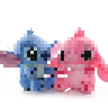 Hot Sale 8inch 20CM Pink Blue Stich Plush Toy Wedding Part Gift Cartoon Plush Claw Machine Doll