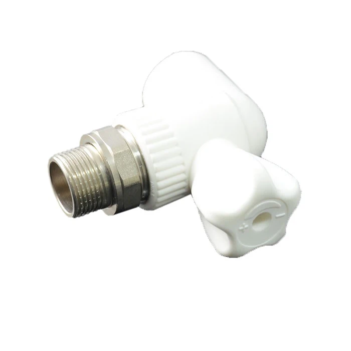 plastic ppr male threaded elbow ball valve