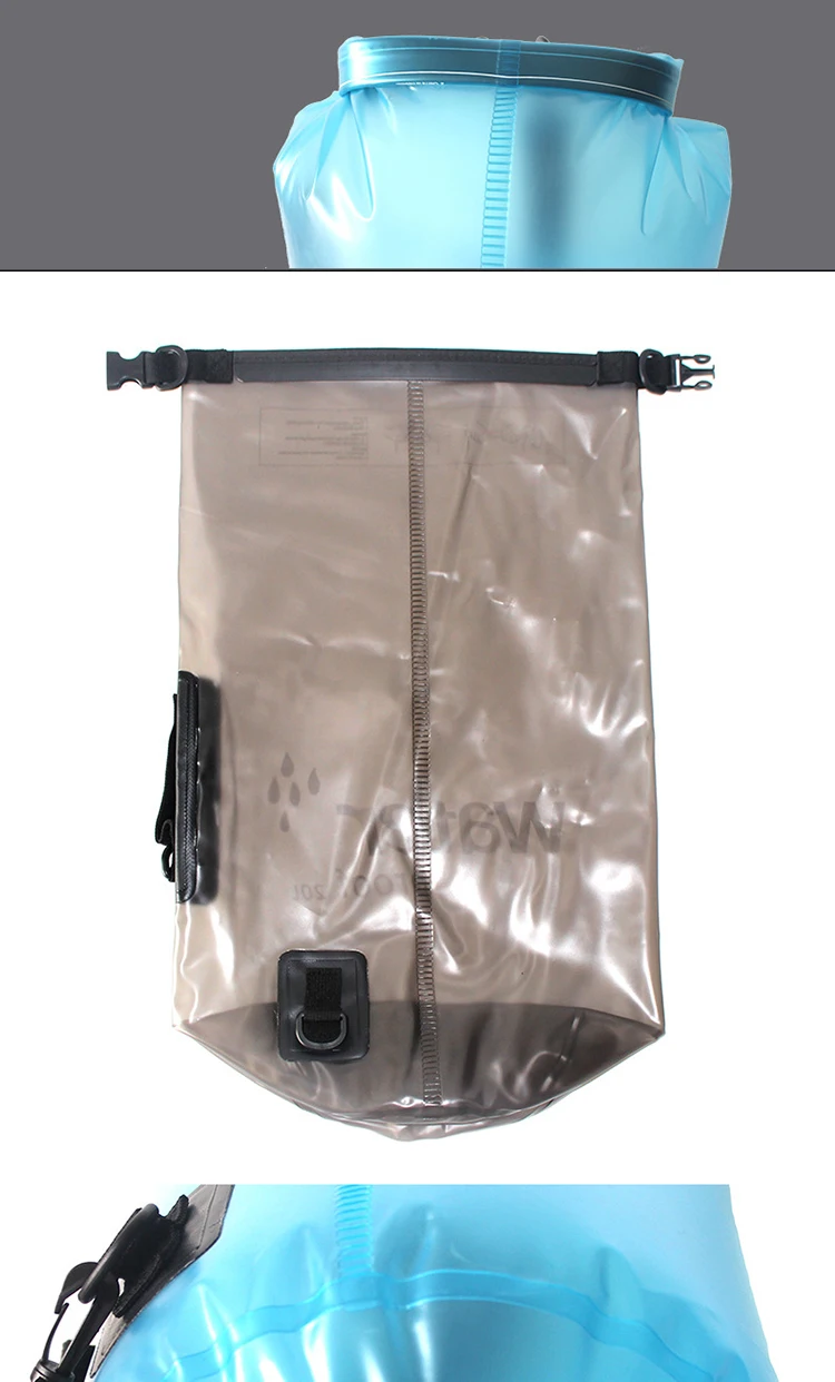 Good Quality Factory Directly Recycle 100% Waterproof Beach Bag Ziplock Dry Sack